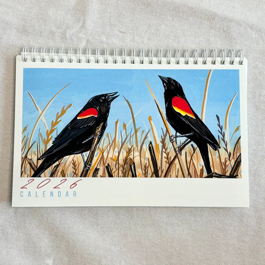 2026 Desk Calendar - Backyard Birds