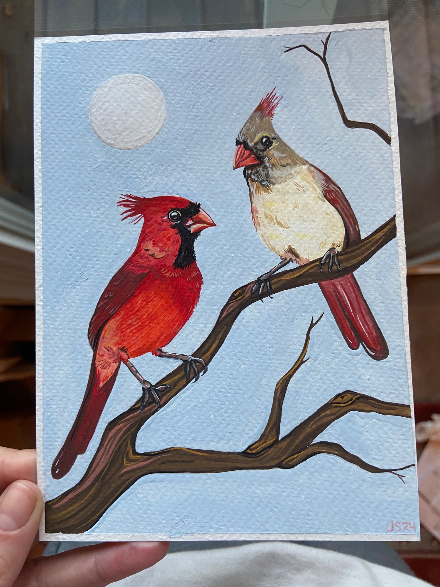 Cardinals | Original painting