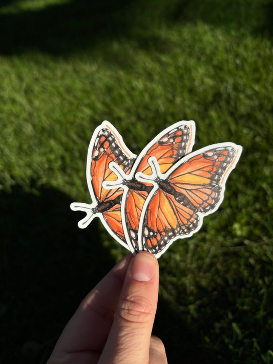 Monarch Butterfly Sticker