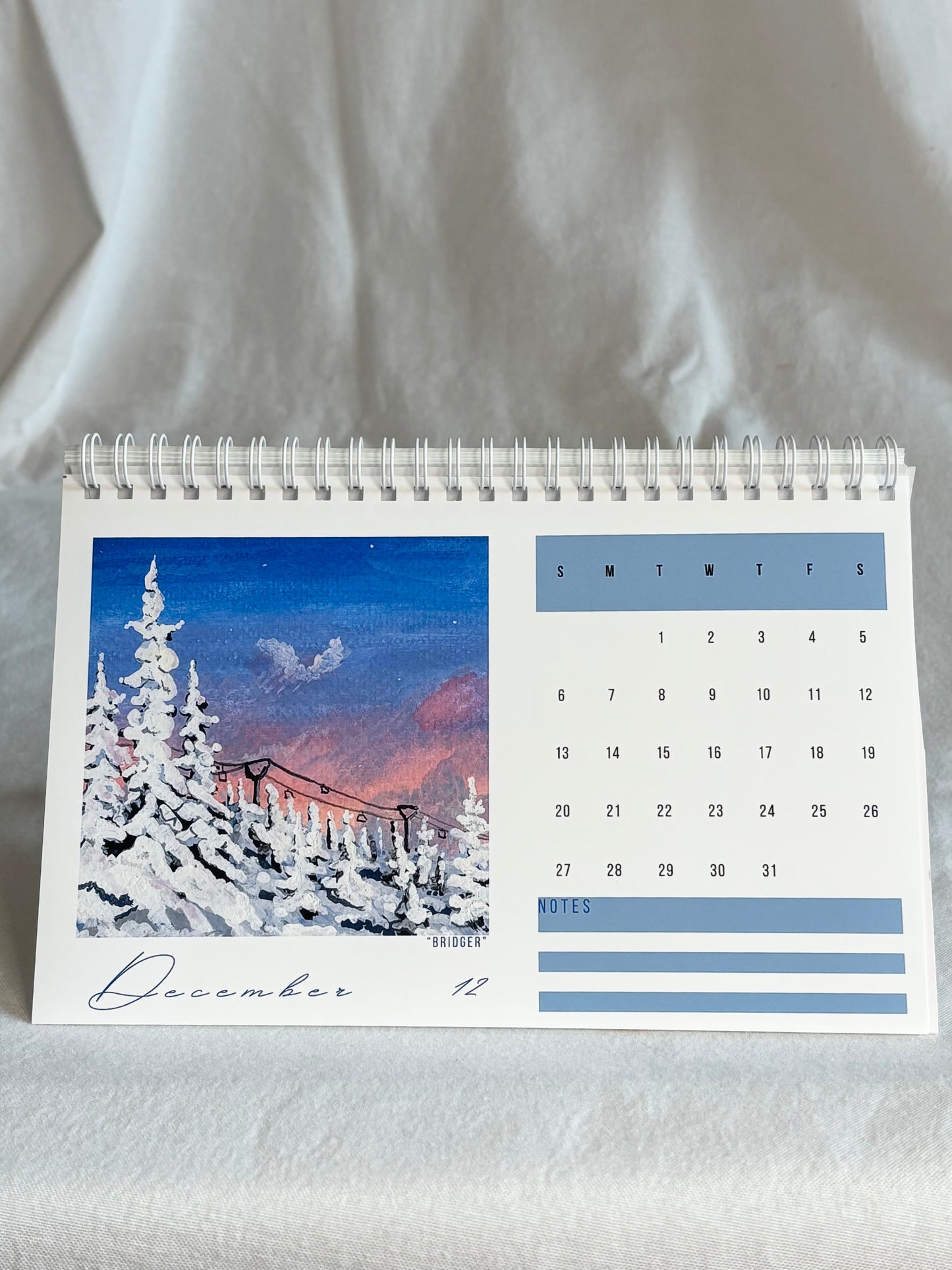 2026 Desk Calendar - Landscapes