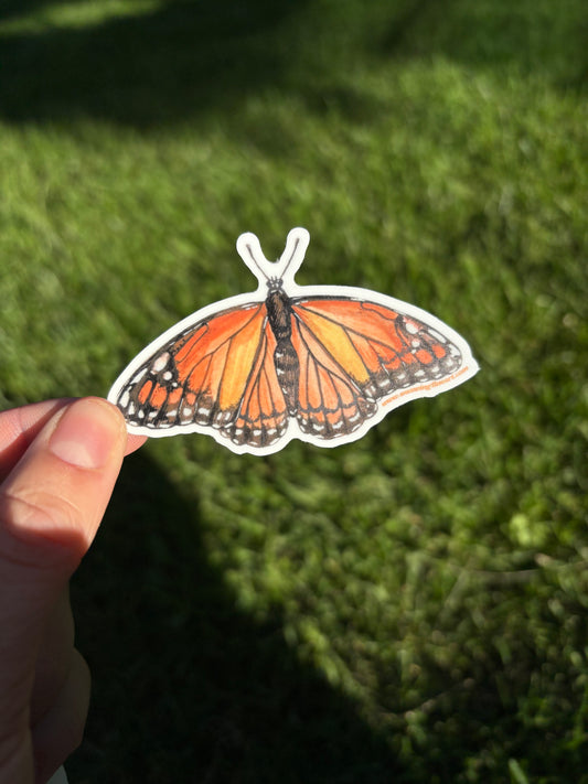 Monarch Butterfly Sticker