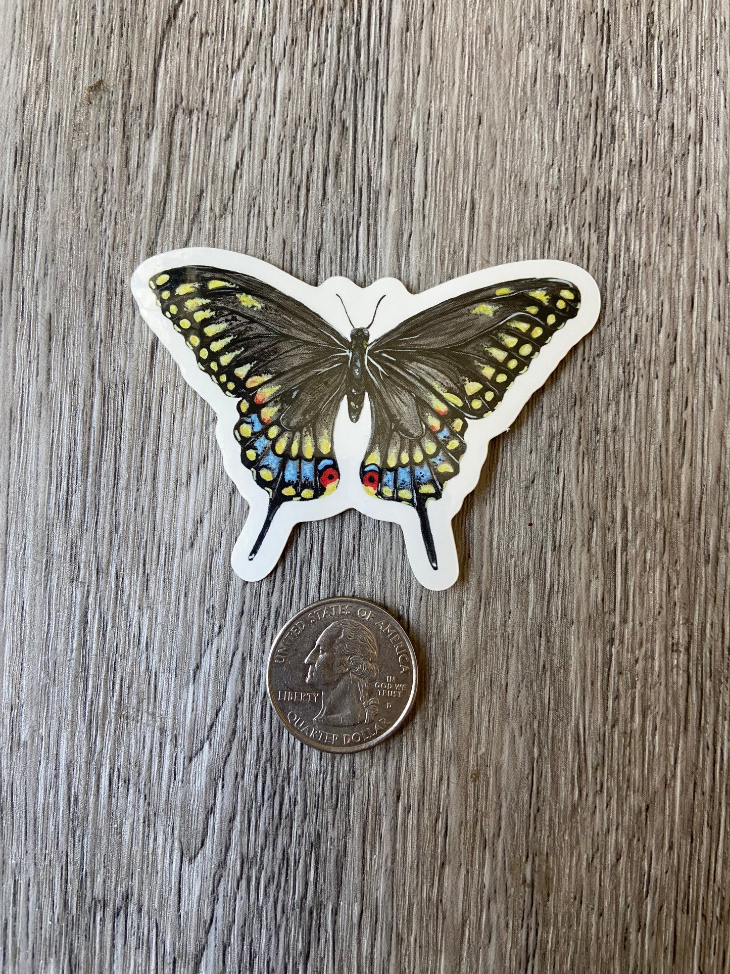 Black Swallowtail Butterfly sticker