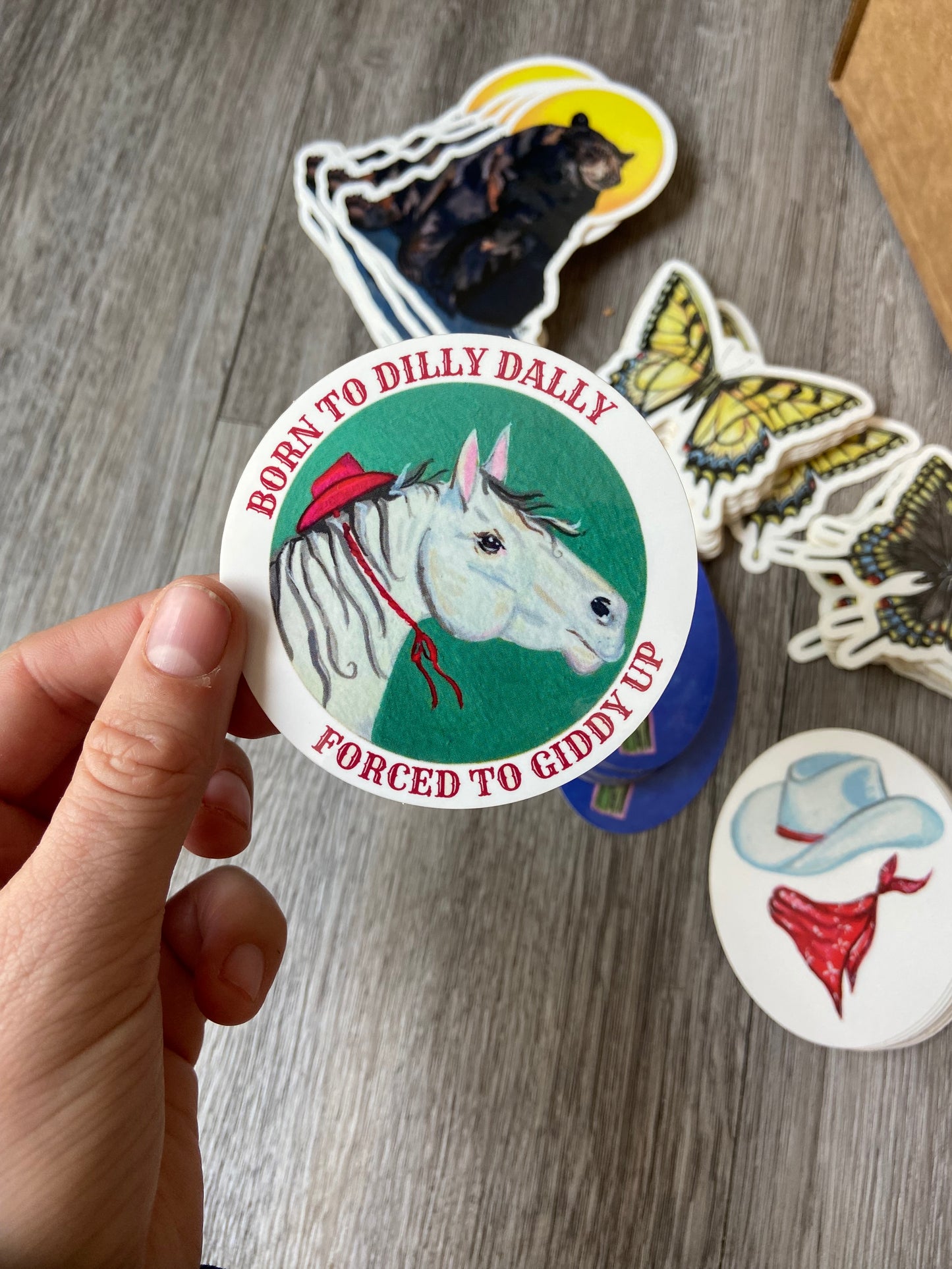 Dilly-Dally sticker