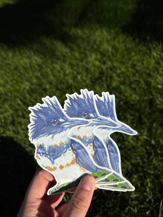 Kingfisher Sticker