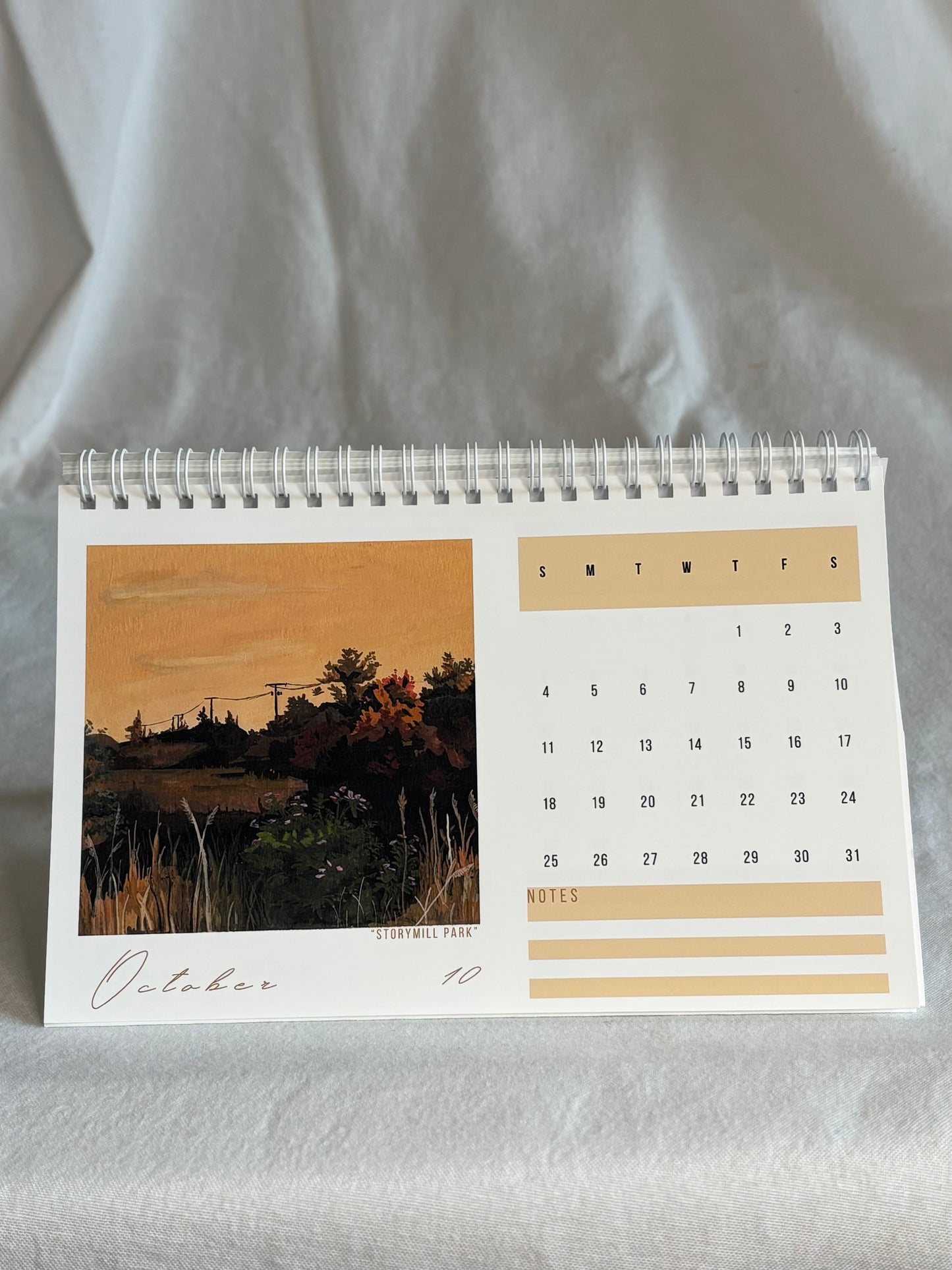 2026 Desk Calendar - Landscapes