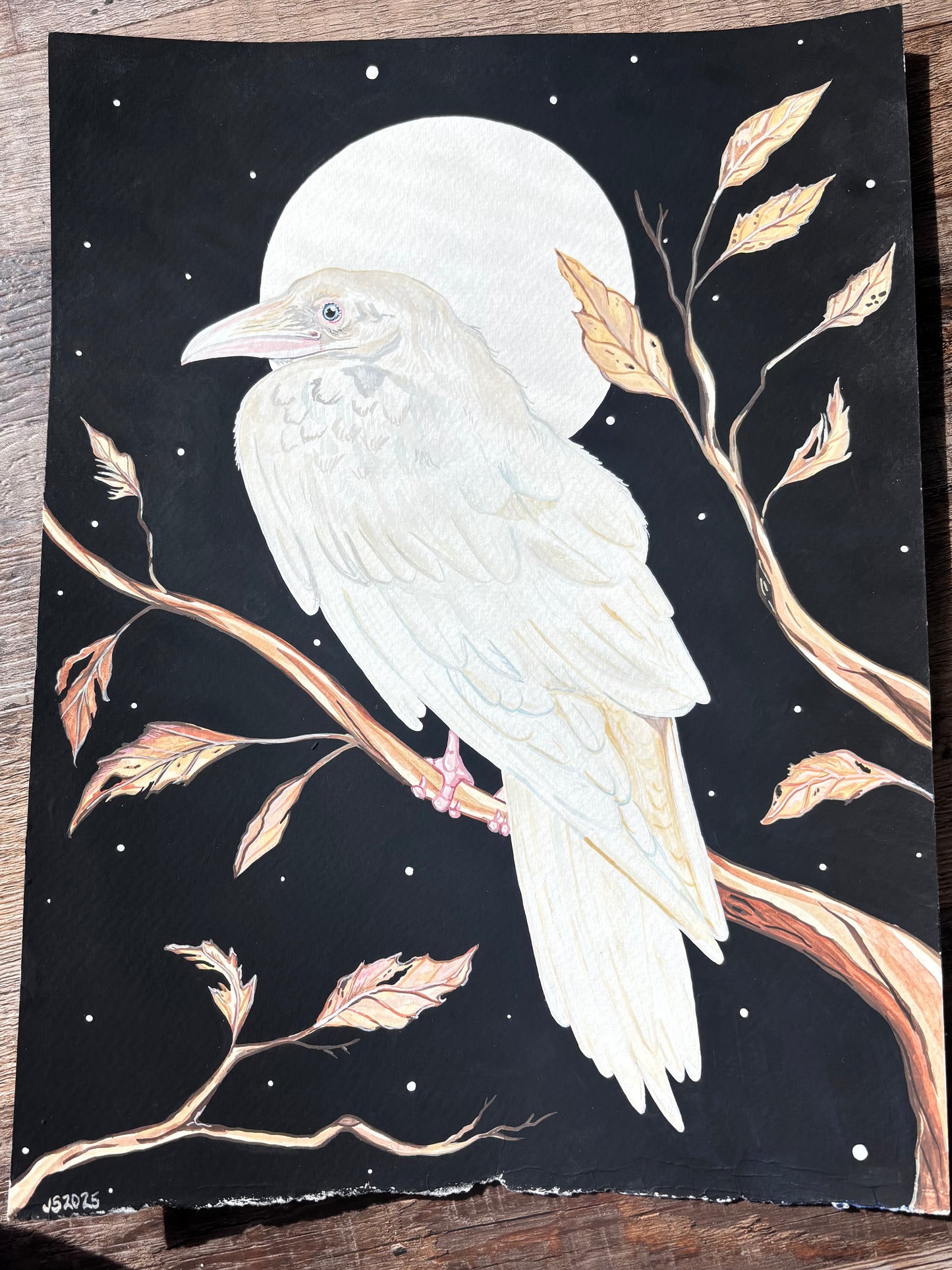 White Watcher | Original Painting