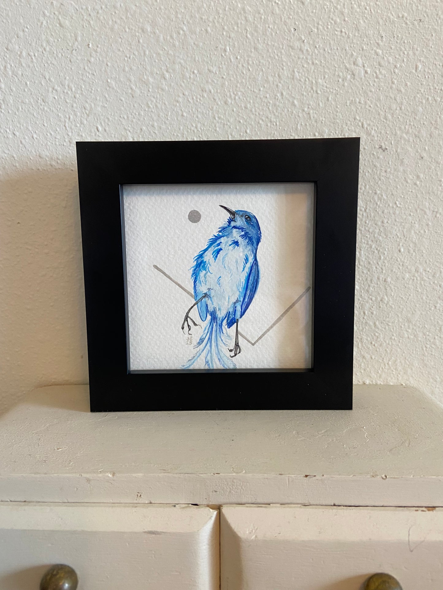 Dead Bluebird | Original Painting