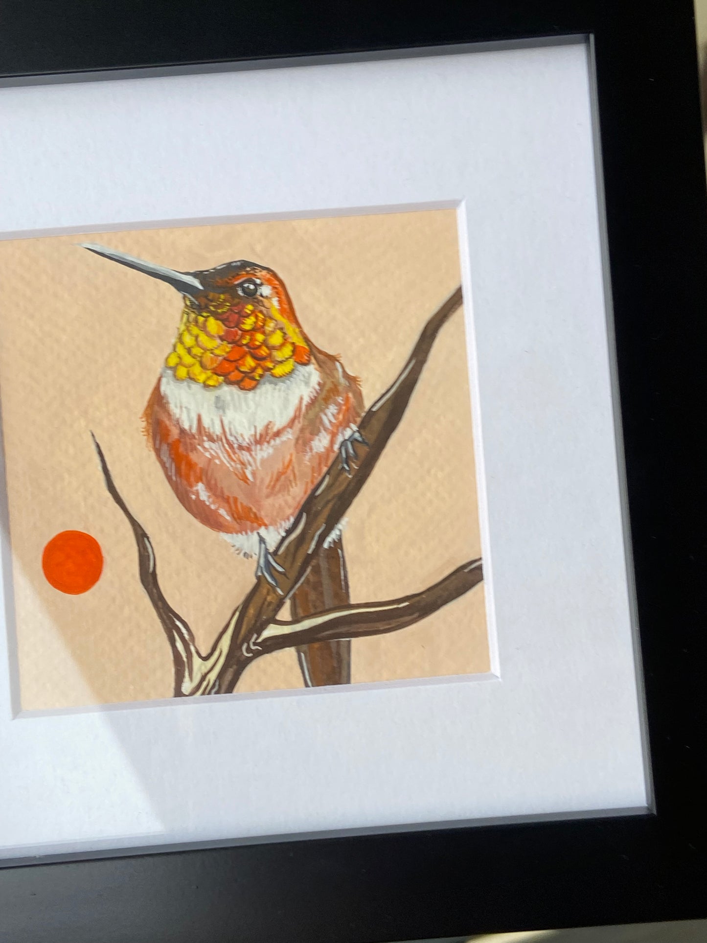 Rufous Hummingbird | Original Painting