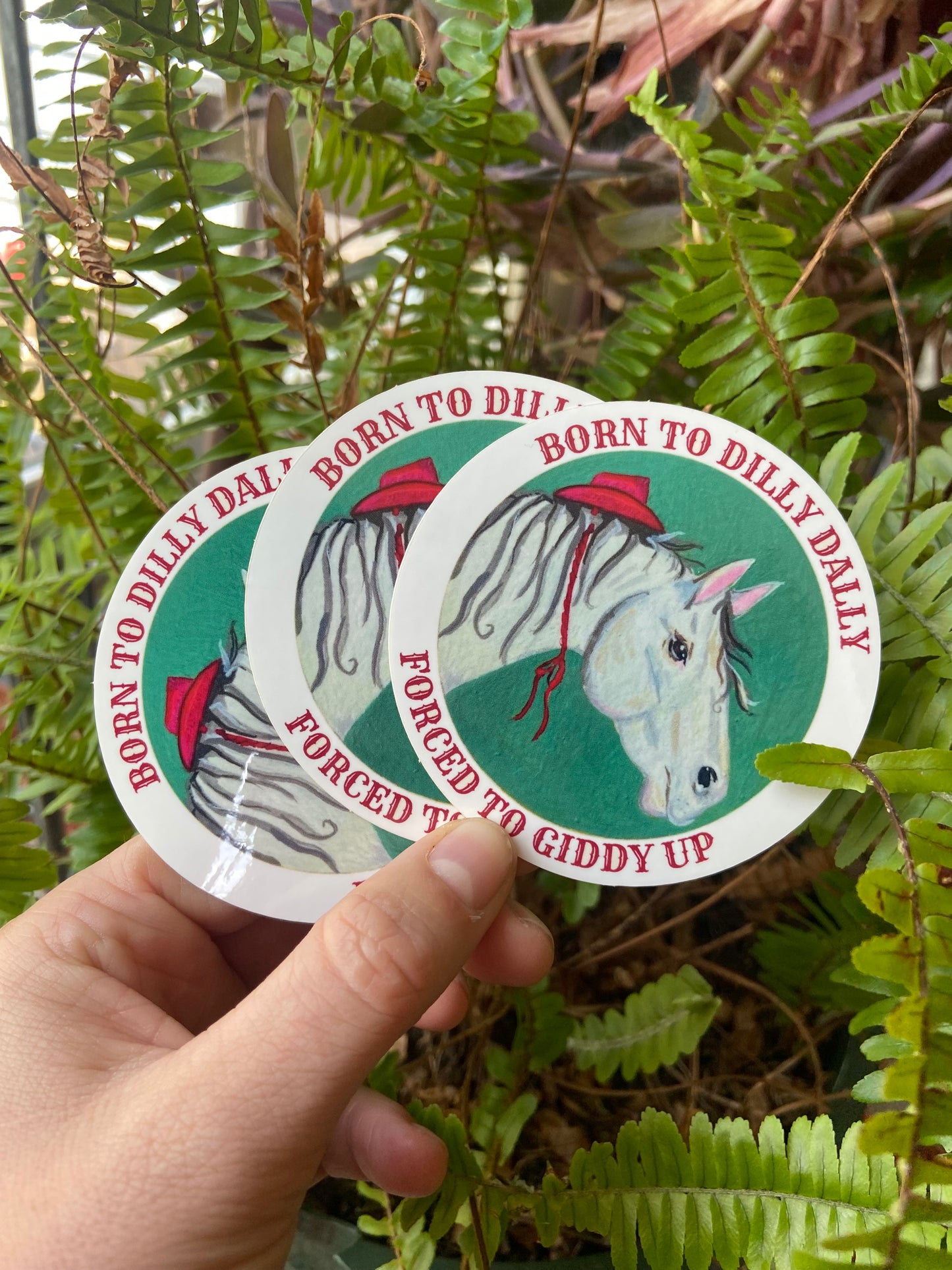 Dilly-Dally sticker