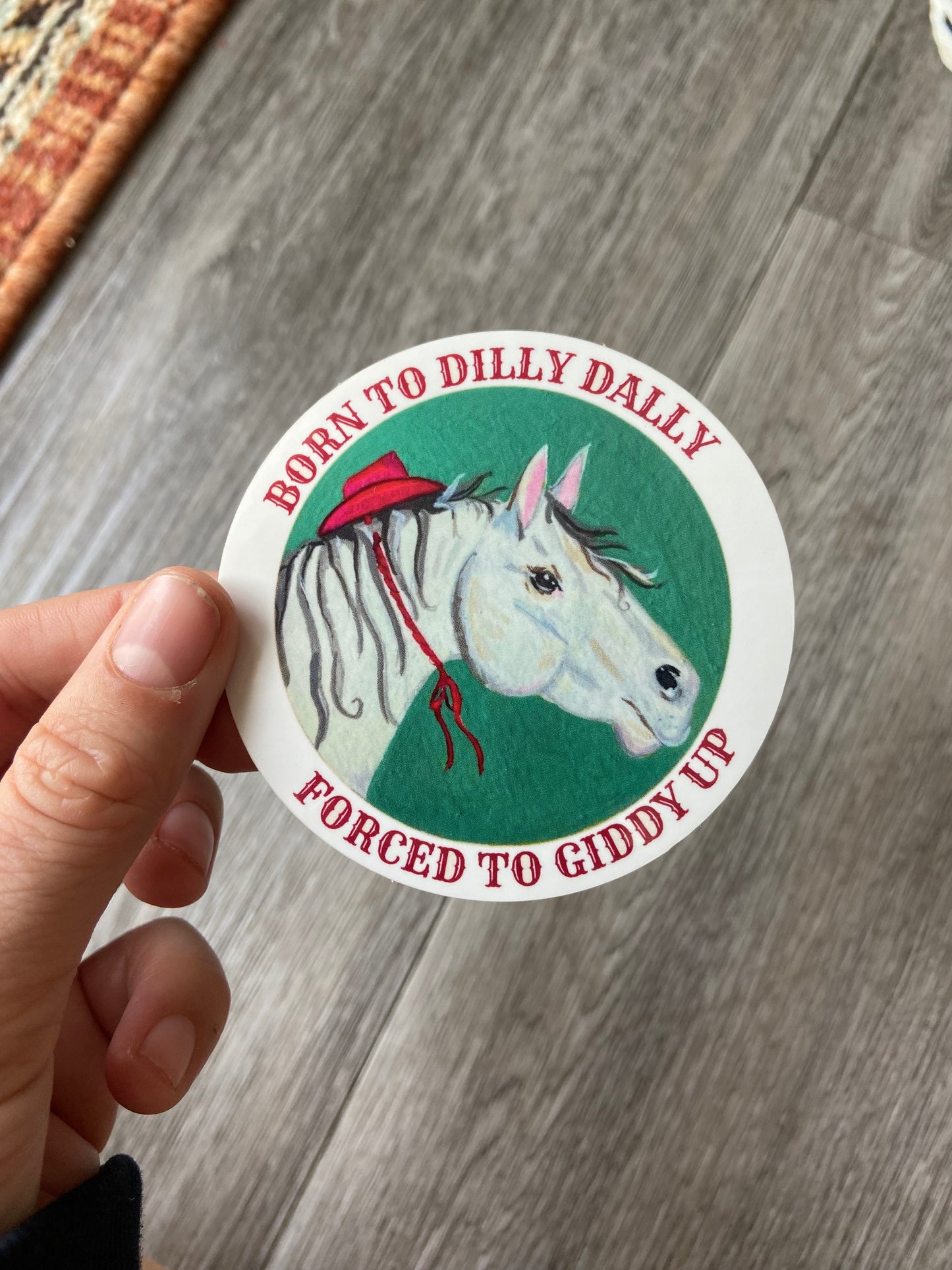 Dilly-Dally sticker