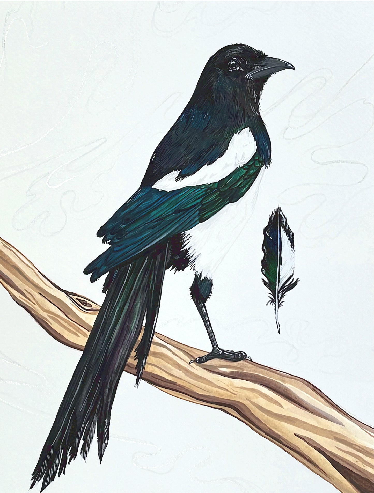 Perched | Original painting