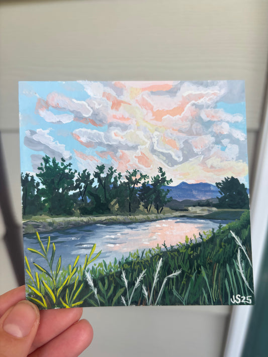 Loch Leven Sunset | Original Painting