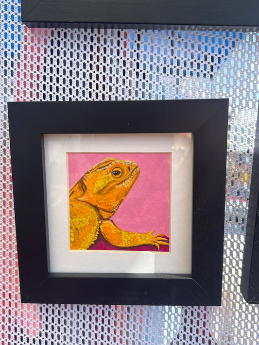 Lizard Wizard | Original Painting