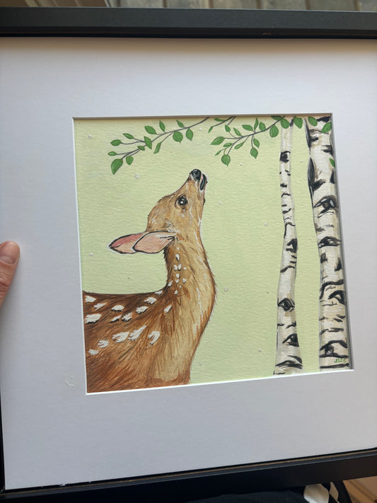 Quaking Snack | Original Painting