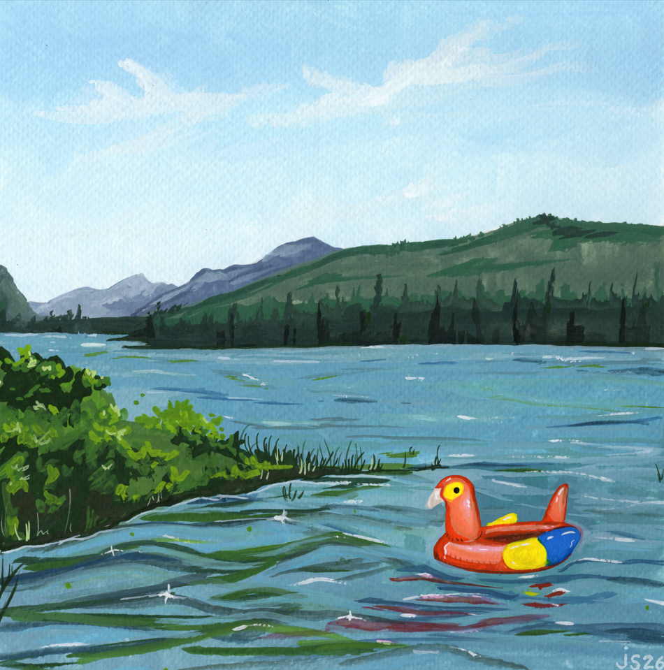 Hyalite in July | Original Painting