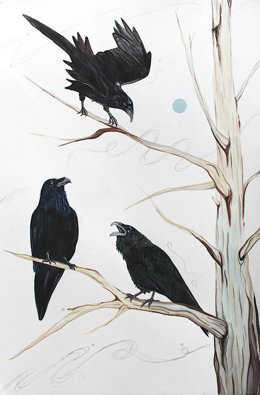 Three’s a Crowd | Original Painting