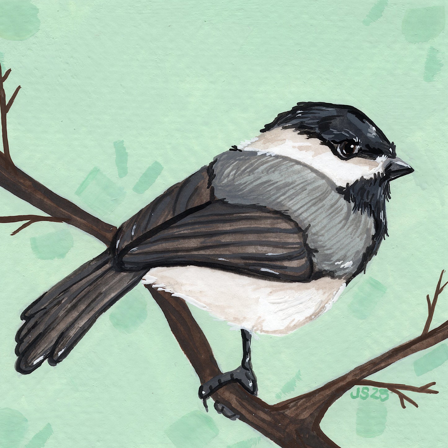 Chickadee | Original Painting