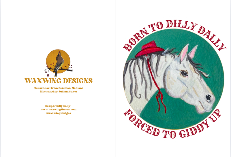 Dilly Dally Card