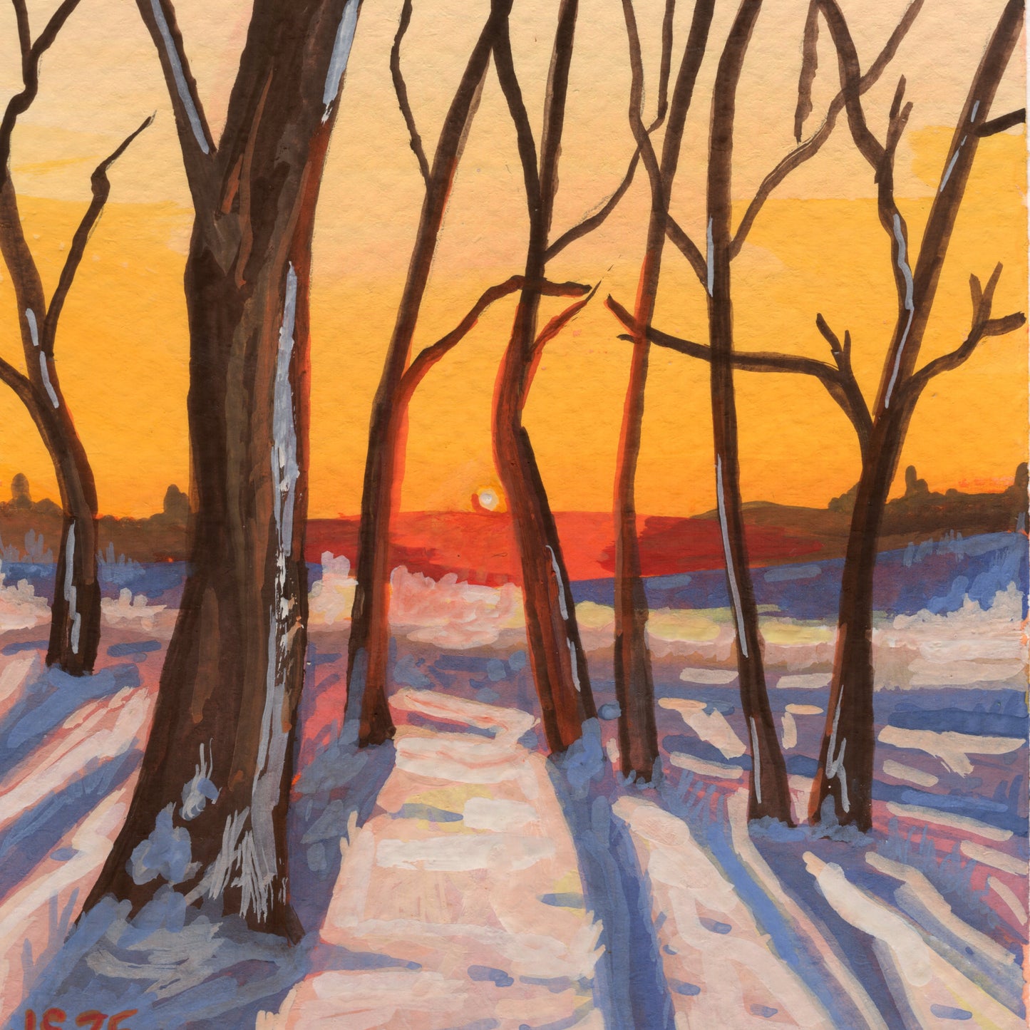 Winter Blues | Original Painting