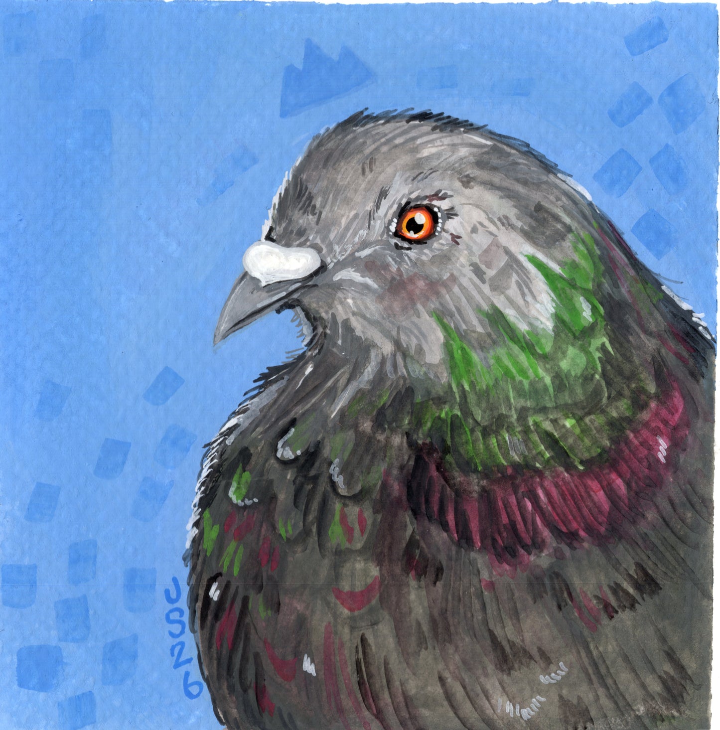 King Pigeon | Original Painting