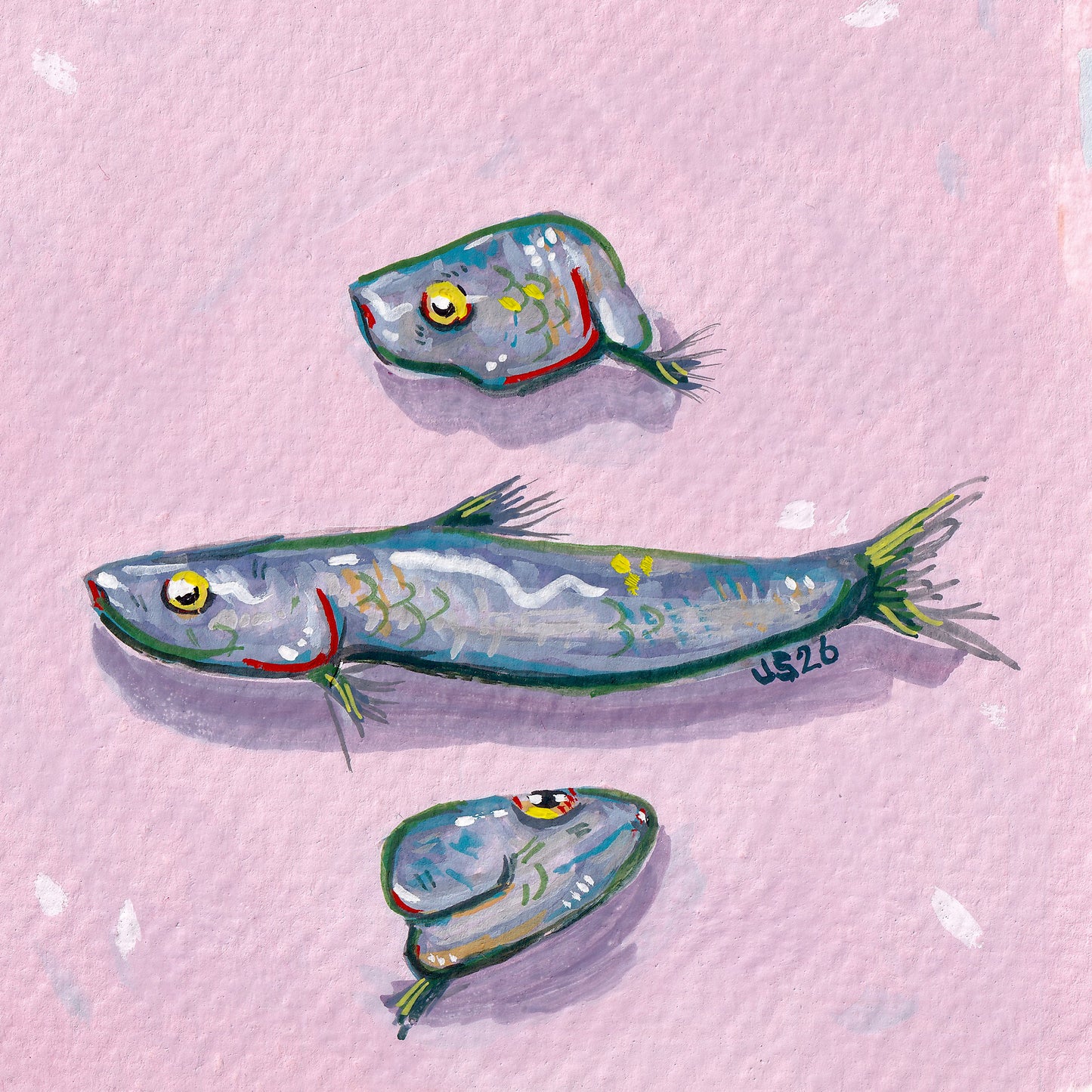 Sardine and Heads | Original Painting