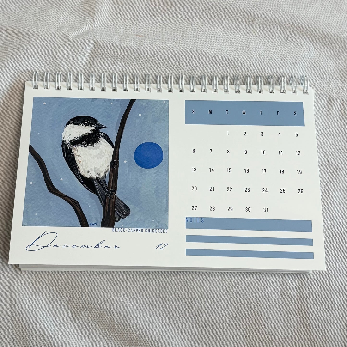 2026 Desk Calendar - Backyard Birds