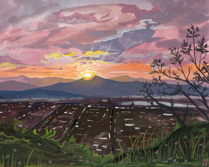 Sunset City | Original Painting
