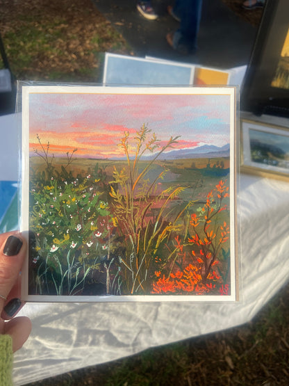 Sunset prints