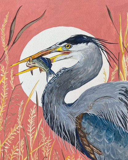 The Heron | Original painting