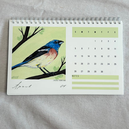 2026 Desk Calendar - Backyard Birds