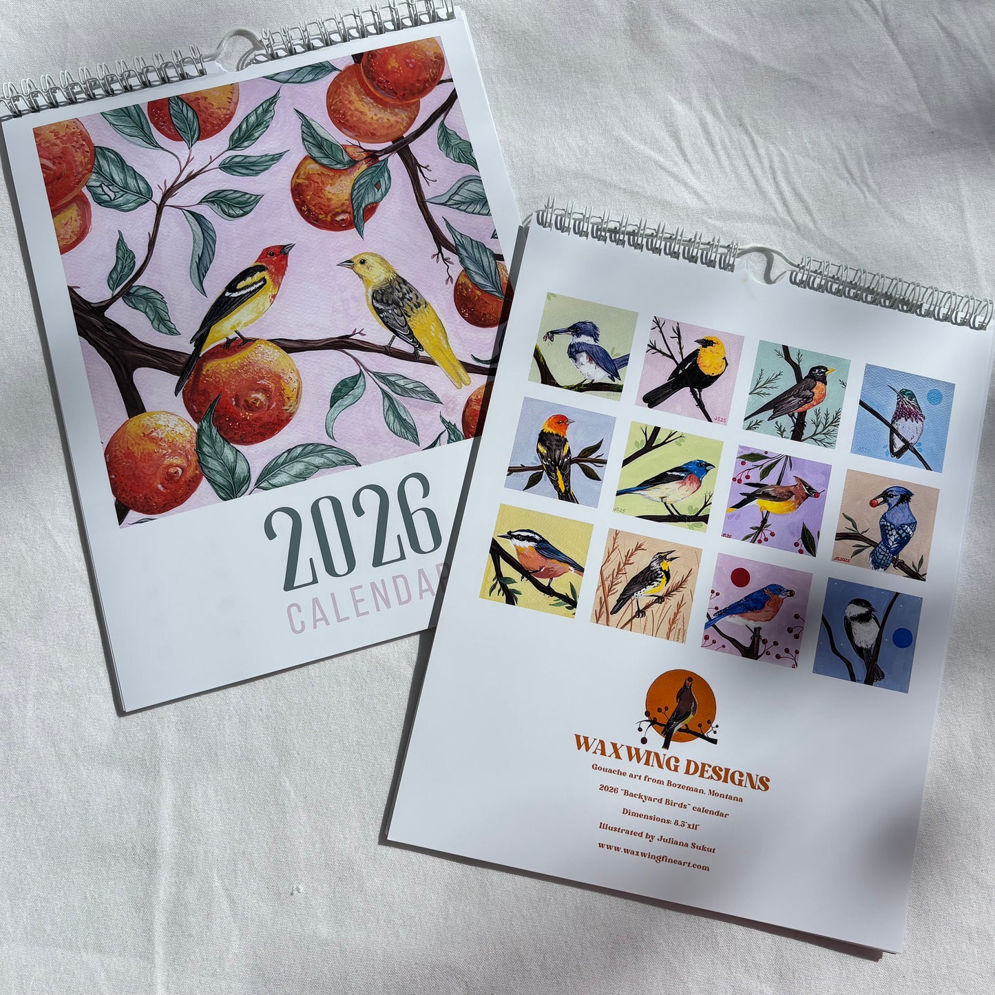 2026 Wall Calendars - Backyard Birds