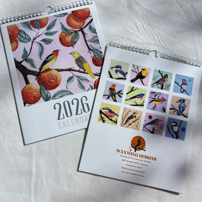 2026 Wall Calendars - Backyard Birds
