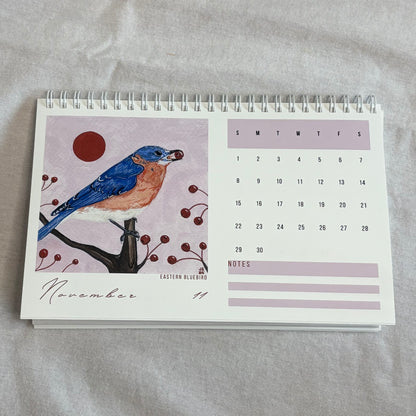 2026 Desk Calendar - Backyard Birds