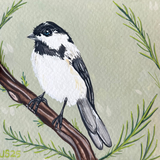 Chickadee III | Original Painting