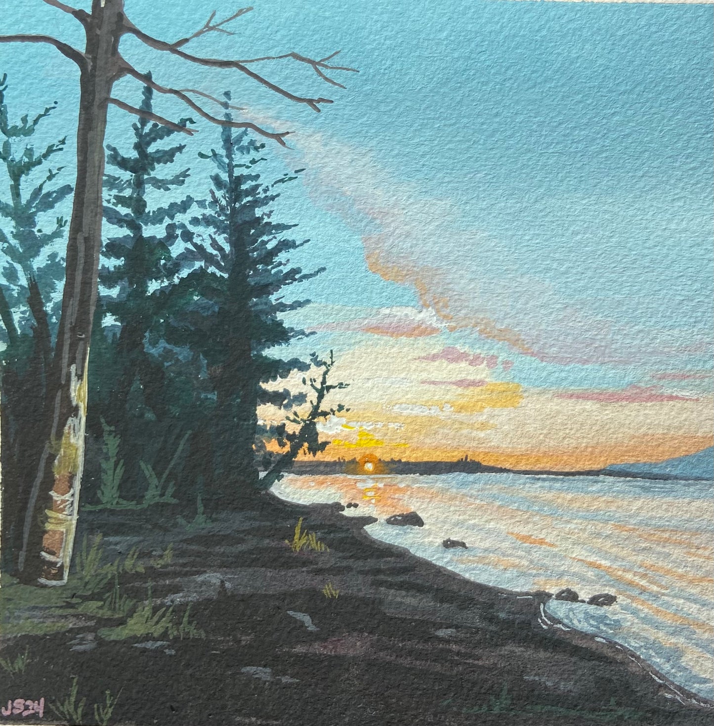 Yellowstone Lake print