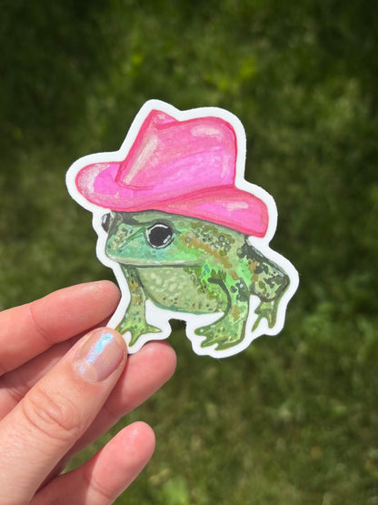 Cowboy Toad sticker