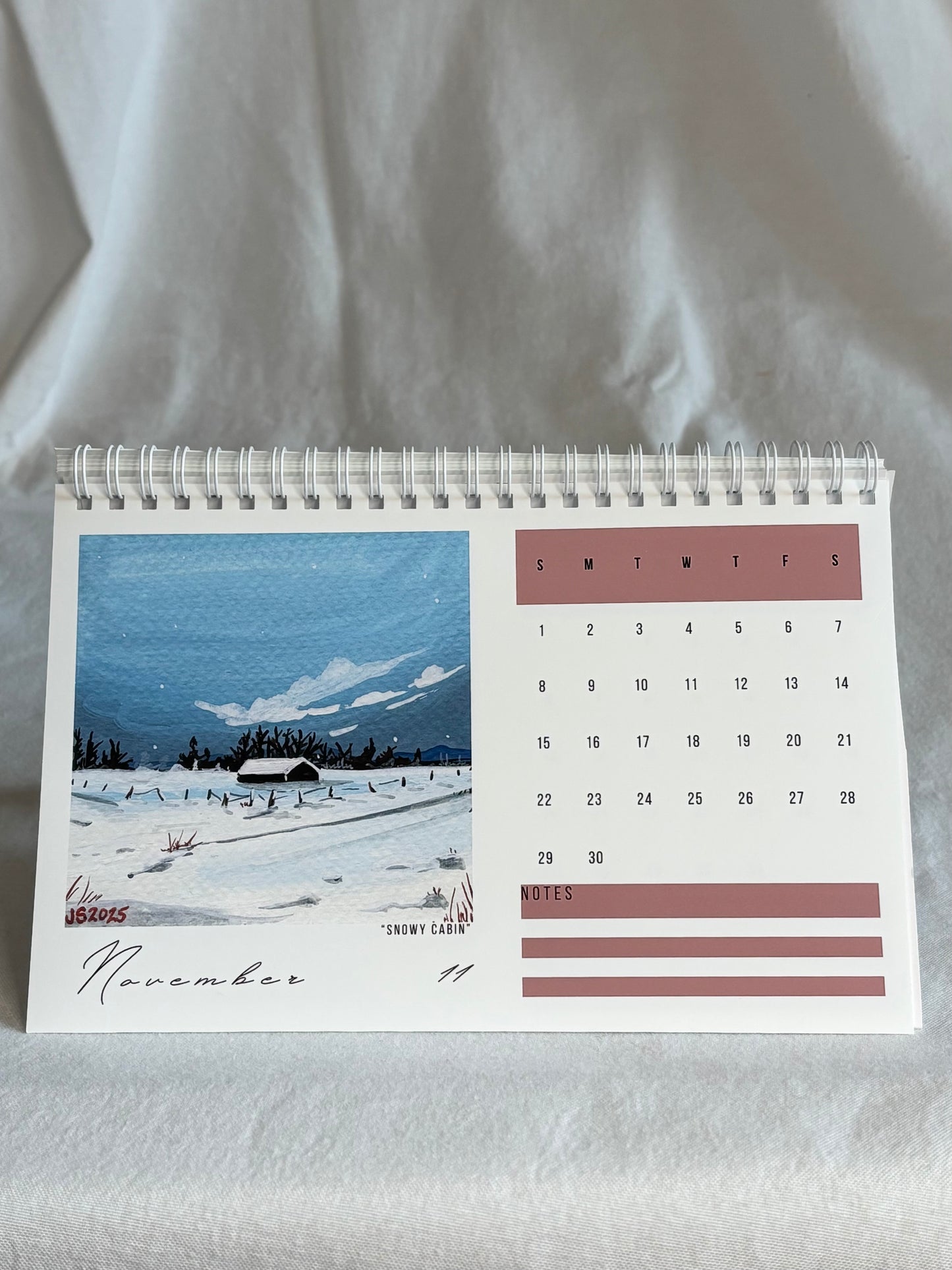 2026 Desk Calendar - Landscapes