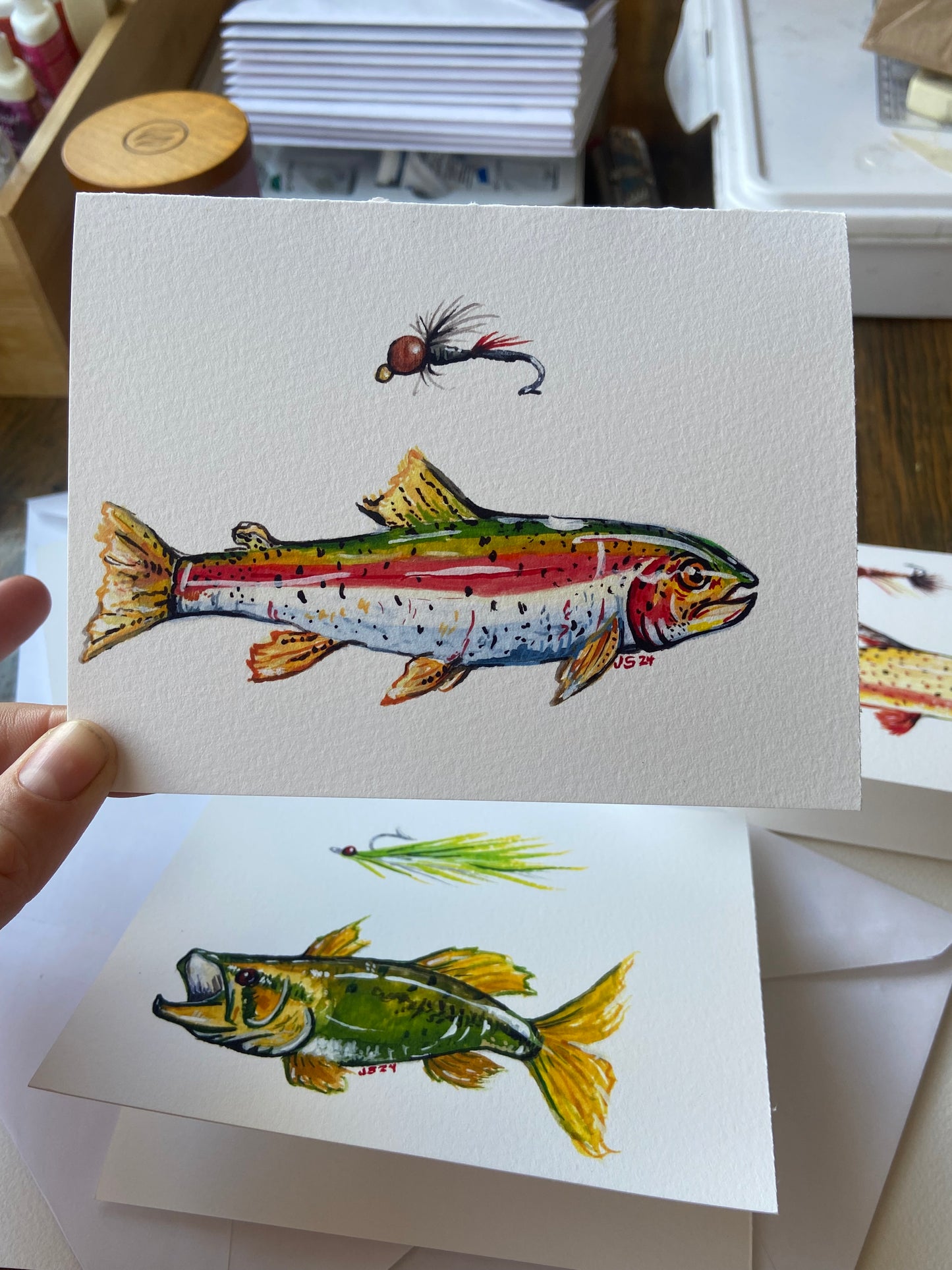 Fishies card pack