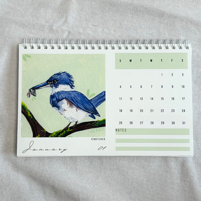2026 Desk Calendar - Backyard Birds