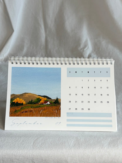 2026 Desk Calendar - Landscapes