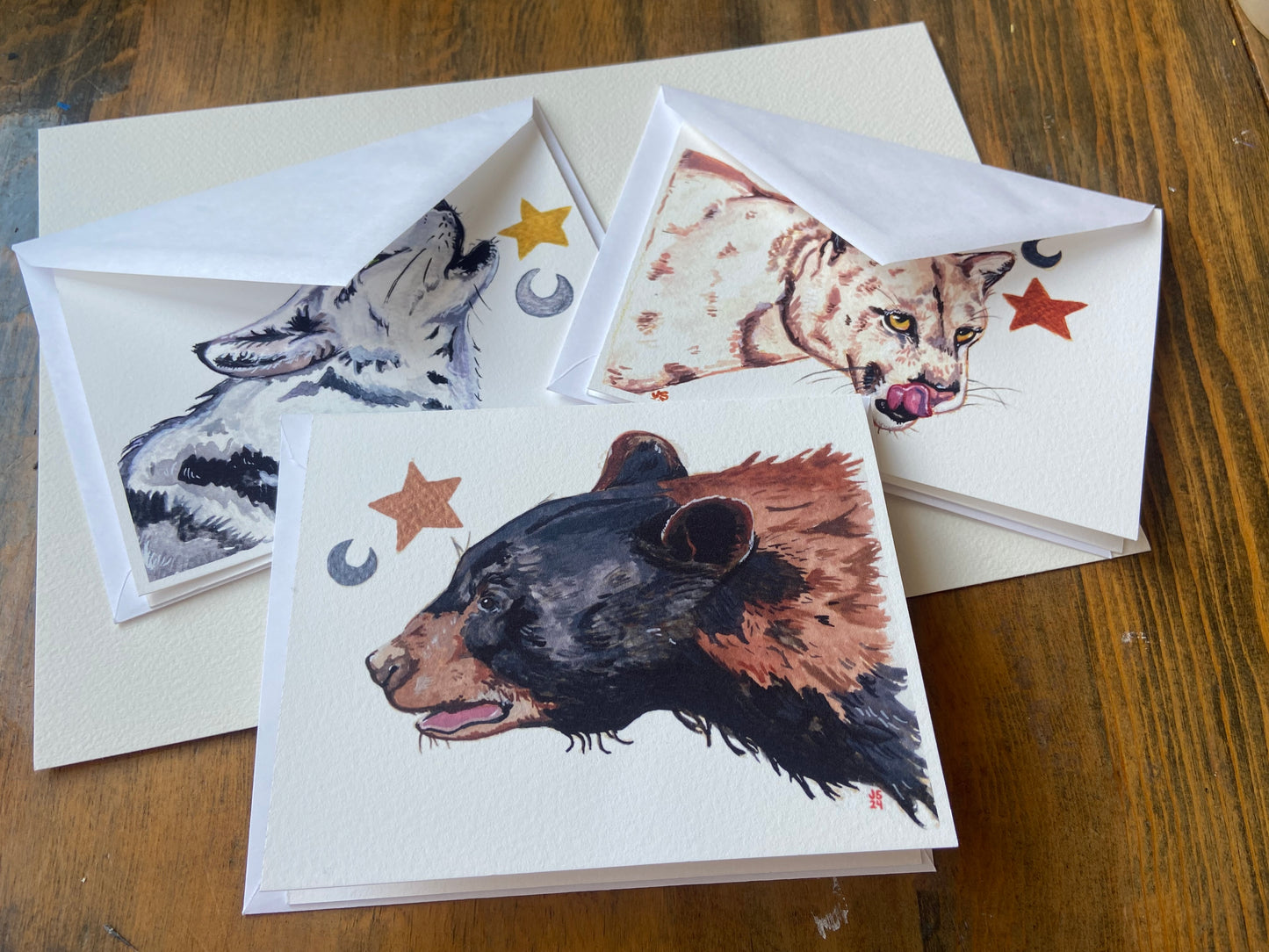 Star critter cards