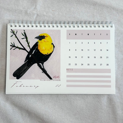 2026 Desk Calendar - Backyard Birds
