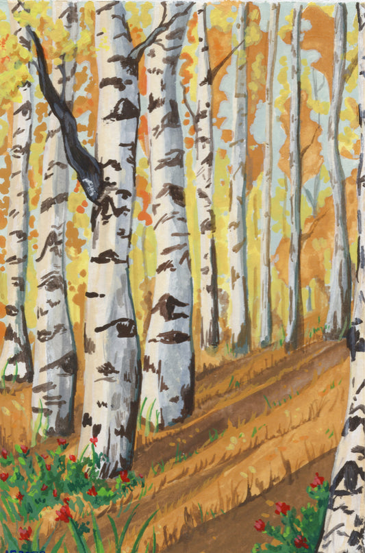 Aspens | Original painting