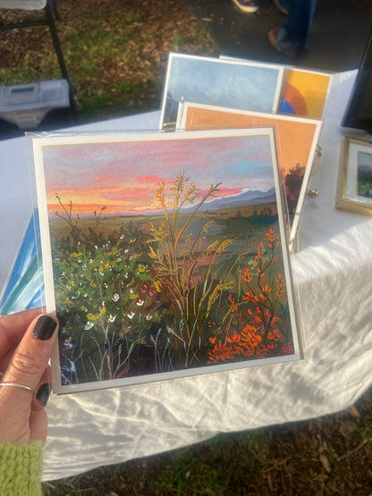 Sunset prints