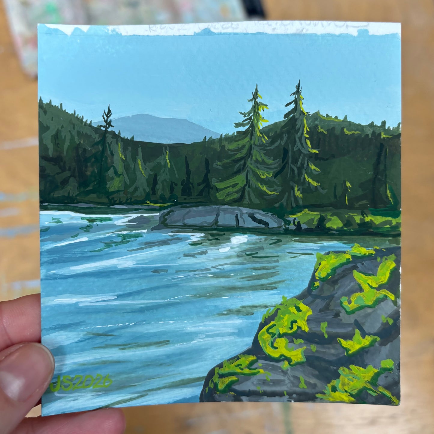 Beauty Lake | Original Painting