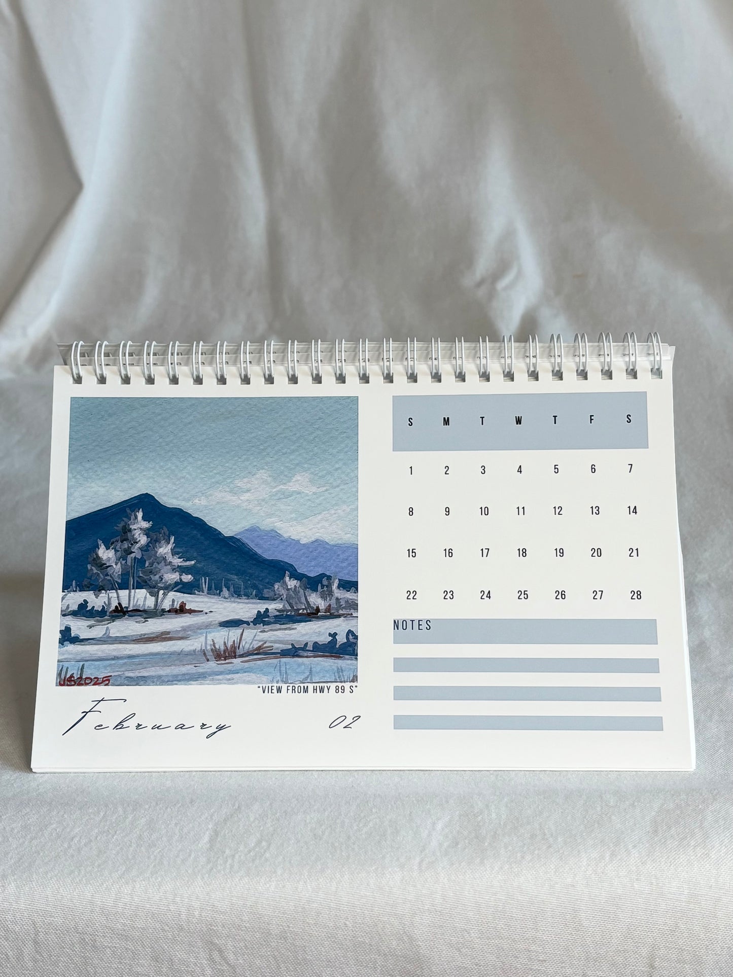 2026 Desk Calendar - Landscapes