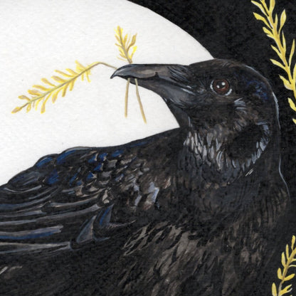 Crow | Original painting