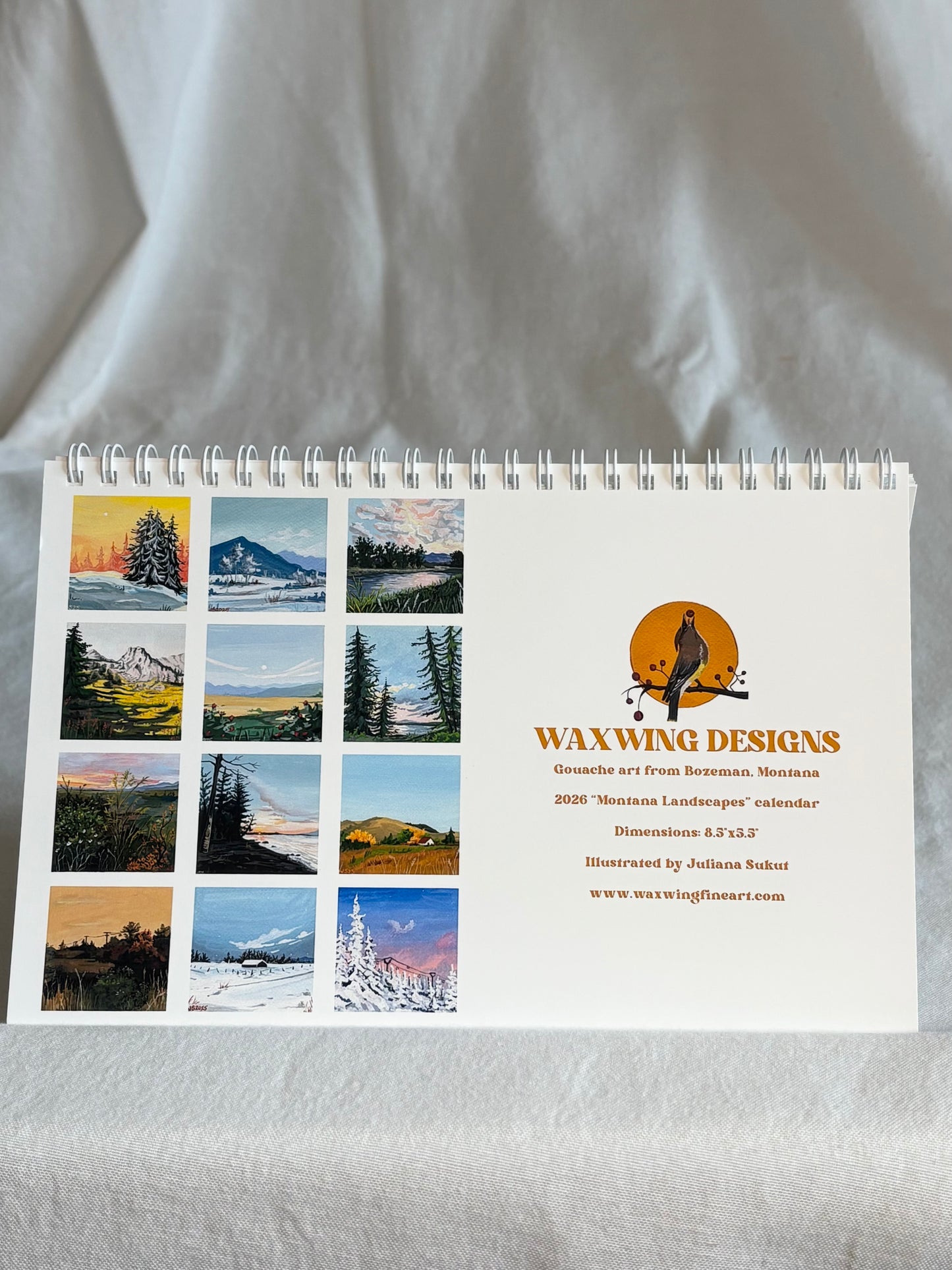 2026 Desk Calendar - Landscapes