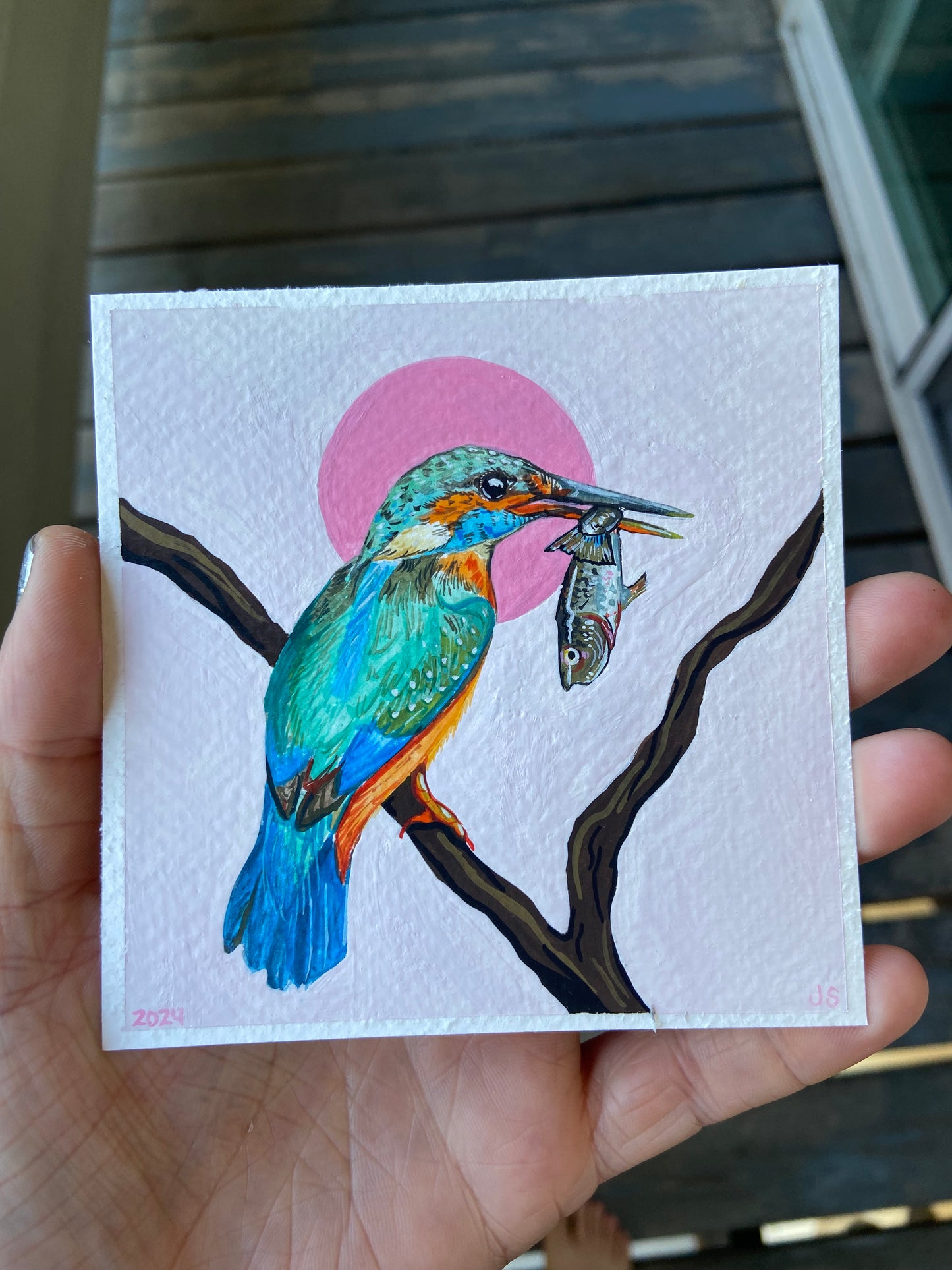 Kingfisher | Original painting