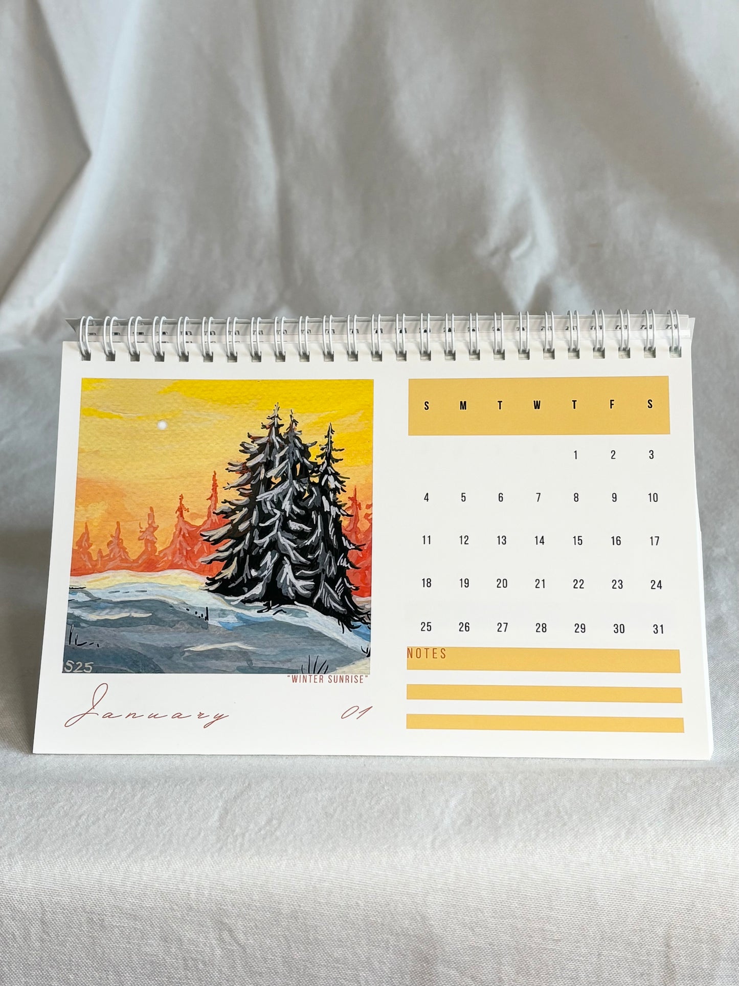 2026 Desk Calendar - Landscapes